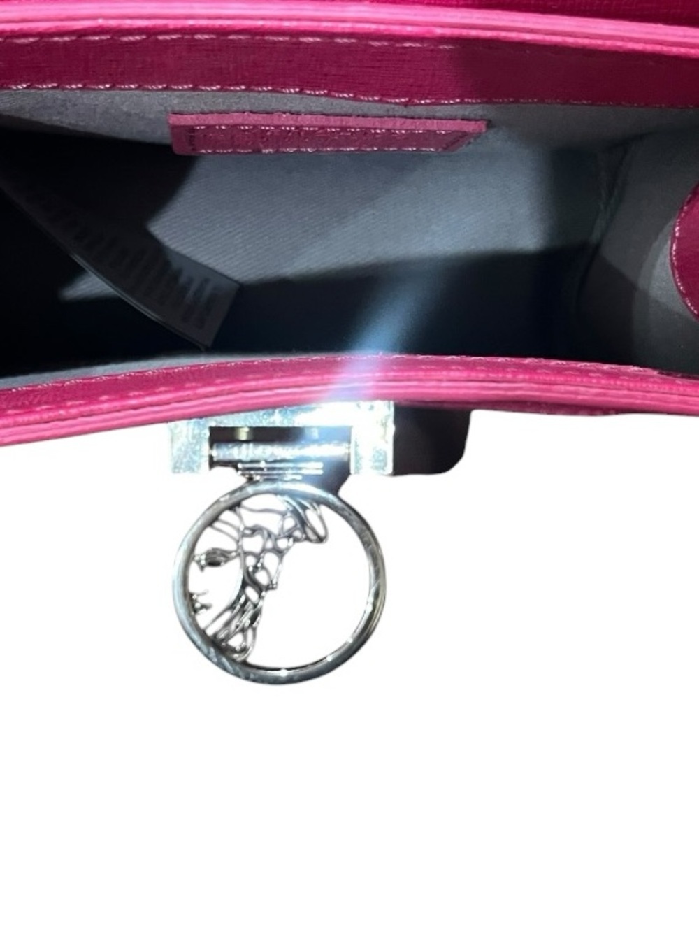 Versace collection Crossbody Bag with Chain Strap - Picture 6 of 11